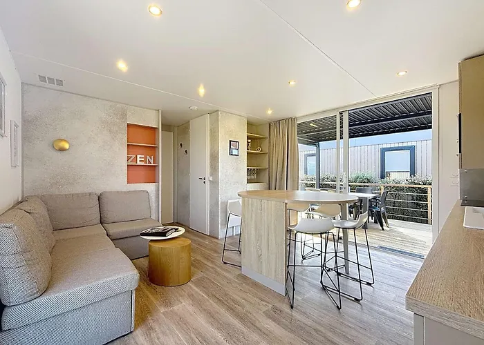 Tatil Evi Mobil-home Confort 6 Pers, 3 Ch, Pisc Chauffee, A 200m - Fr-1-361a-70