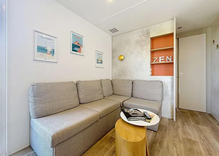 Tatil Evi Mobil-home Confort 6 Pers, 3 Ch, Pisc Chauffee, A 200m - Fr-1-361a-70 Jullouville-les-Pins